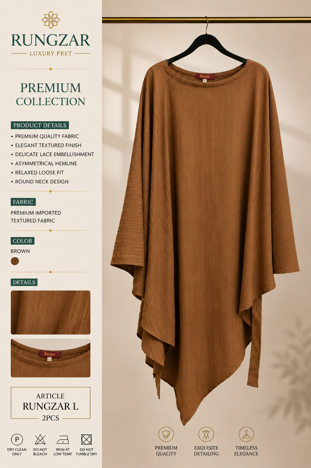 Rungzar L (2PCS) (Brown Premium Collection)